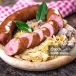 german sauerkraut and sausage